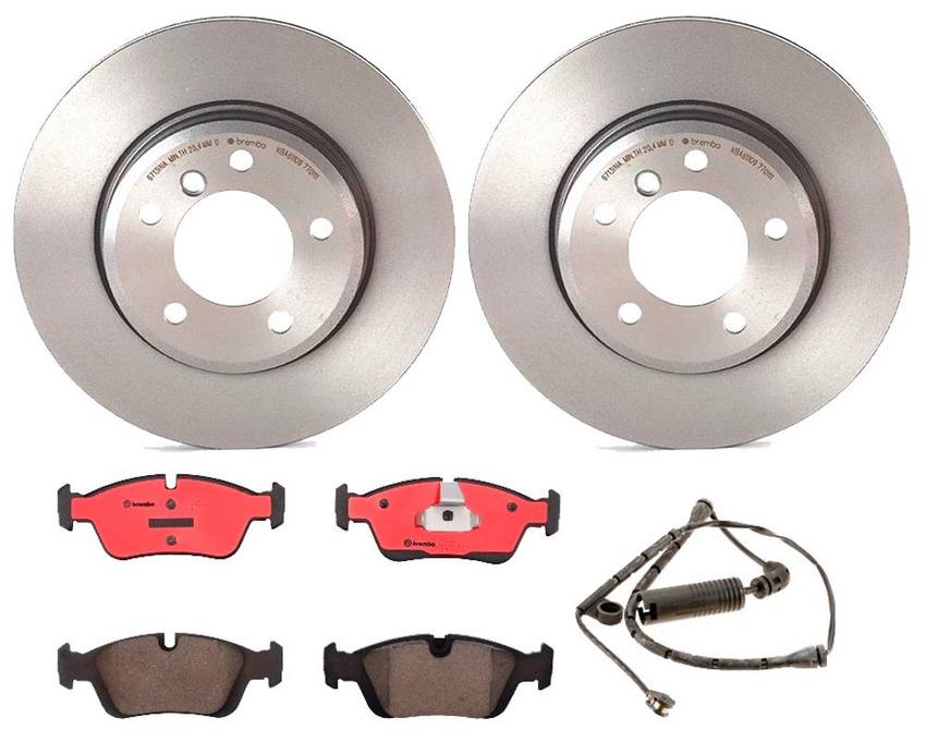 Brembo Brake Pads and Rotors Kit - Front (300mm) (Ceramic)